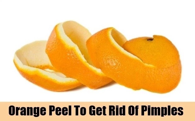 Orange Peel To Remove Pimple