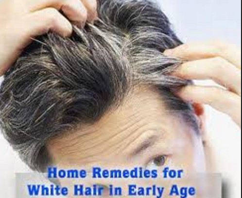 home remdies reduces white hairs
