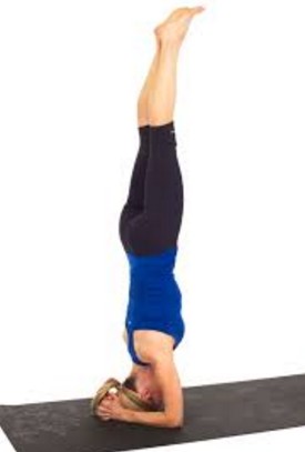 Headstand pose