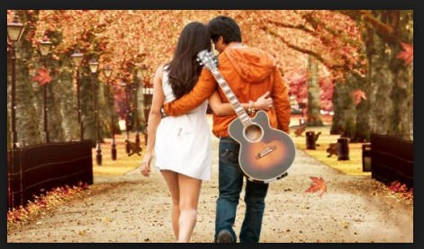 couples with guitar HD wall paper