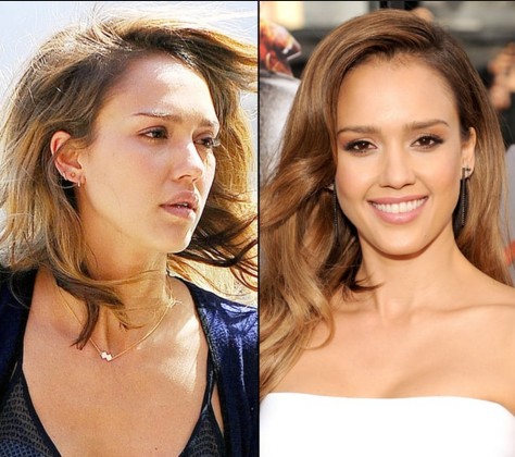 Jessica Alba without make up