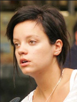 Lily Allen without make up