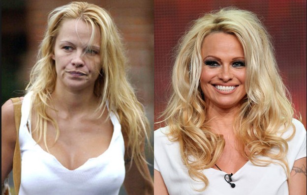Pamela Anderson without make up