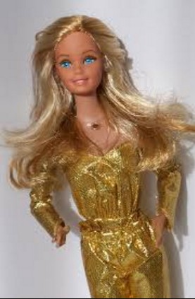 hot golden barbie doll hd wall paper
