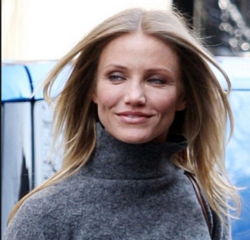 cameron diaz with out make up million dollar smile