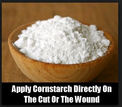Use Of corn flour To Stop Bleeding