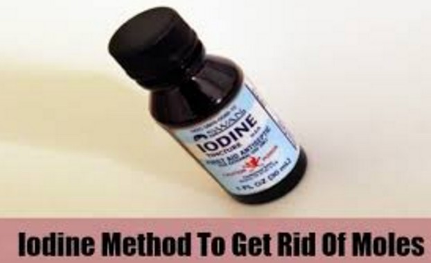 iodine solution To Get Rid Of Moles