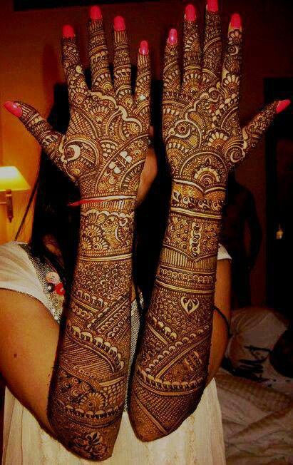 mehndi design for brides