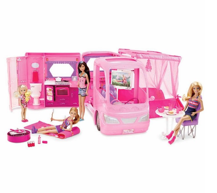 sweet different barbie working
