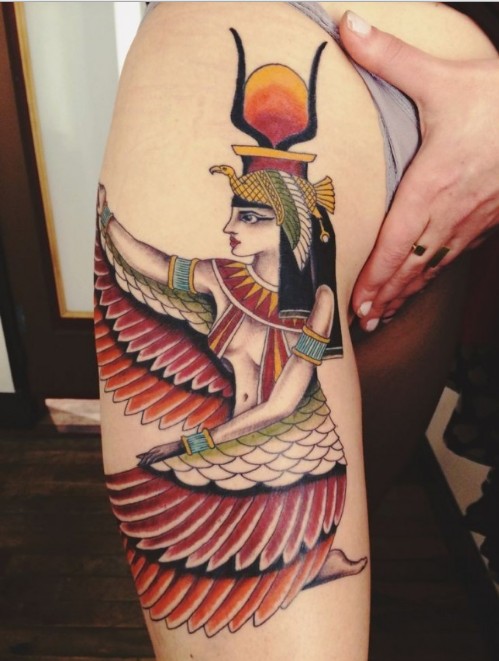 egyptian goddess tattoo