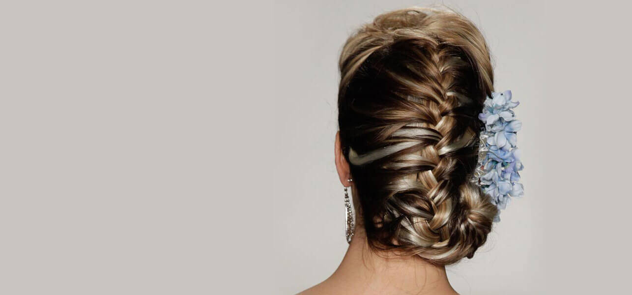 back braided hairstyle