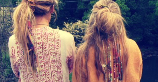 hippie hairstyle for length of the hairs