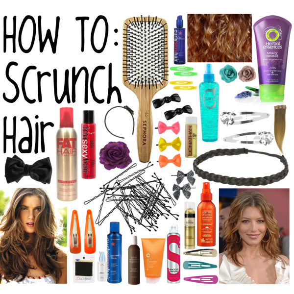 how to scrunch your hairs
