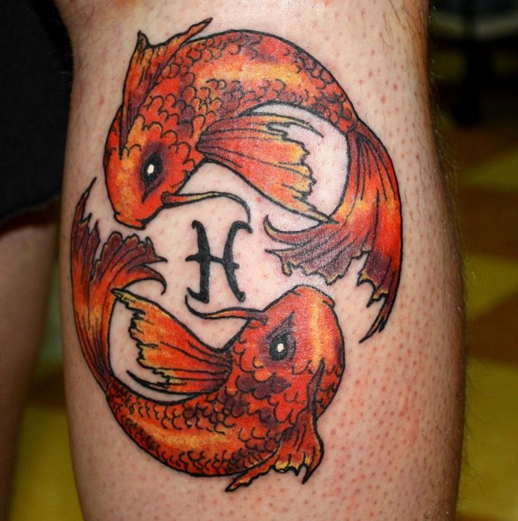 pisces tattoo design playing games