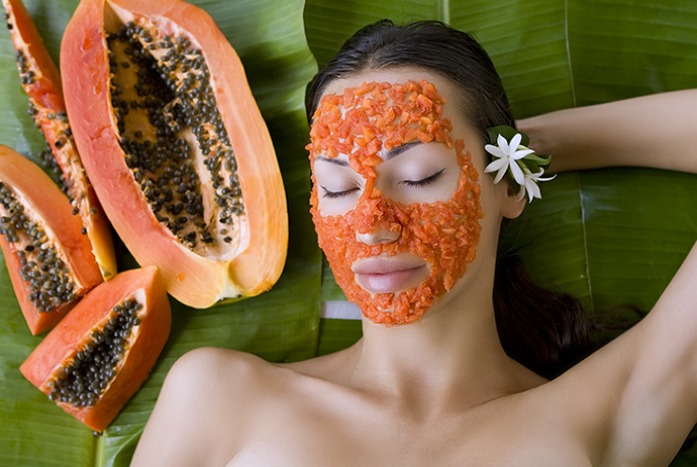 papaya juice moisture skin