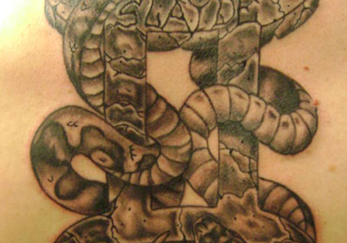 snake gemini tattoo