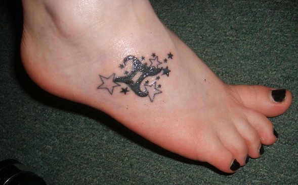 cute gemini tatto design