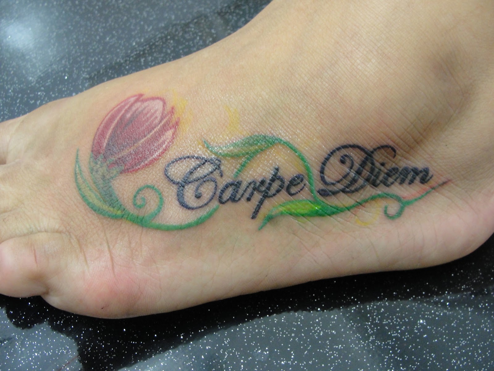 creepper carpe diem tattoo design