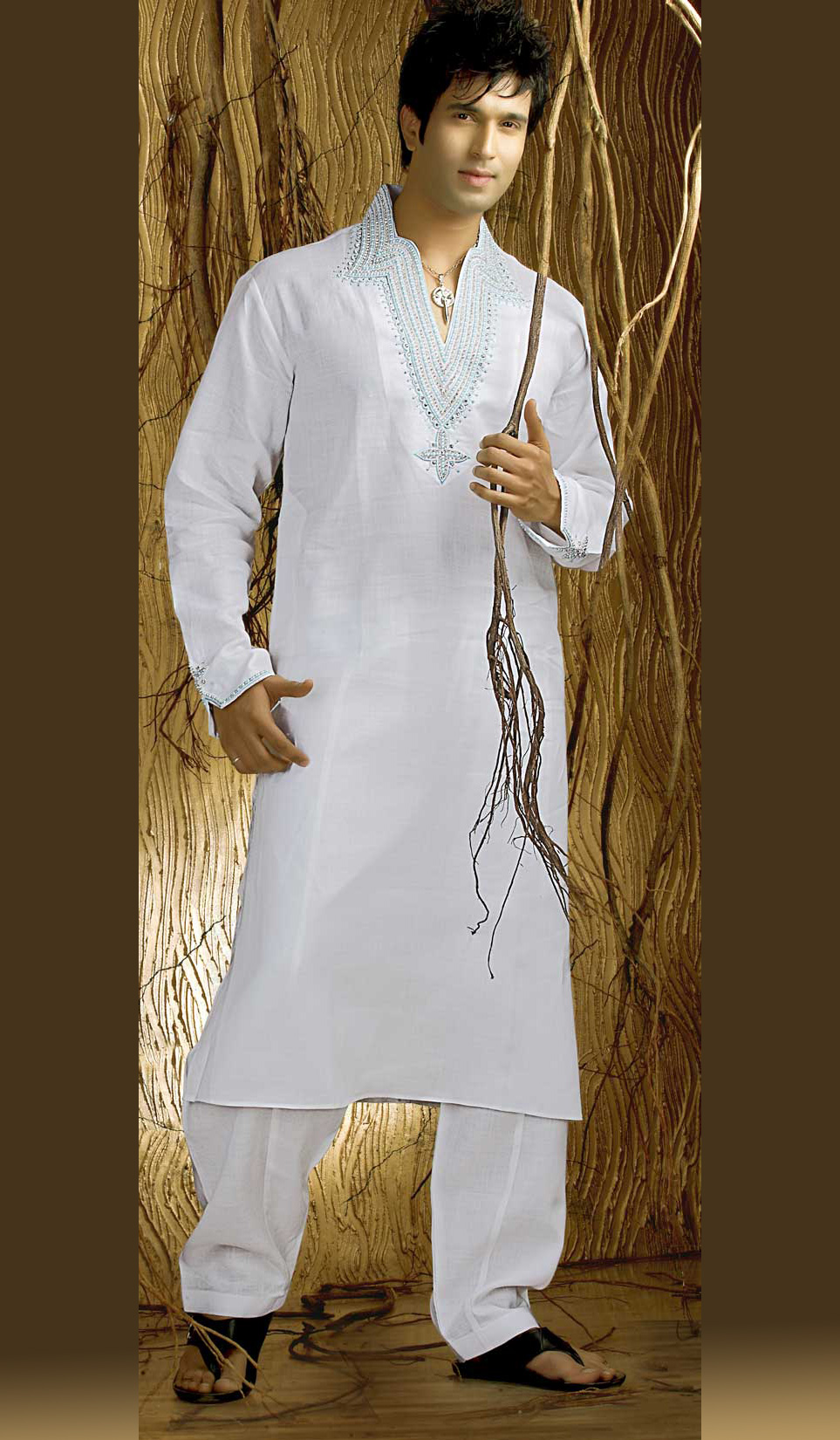 simple kurta pyjamam for men on eid