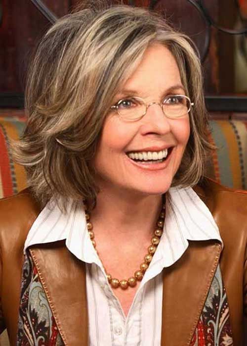 layer bob hairstyle for women over 50