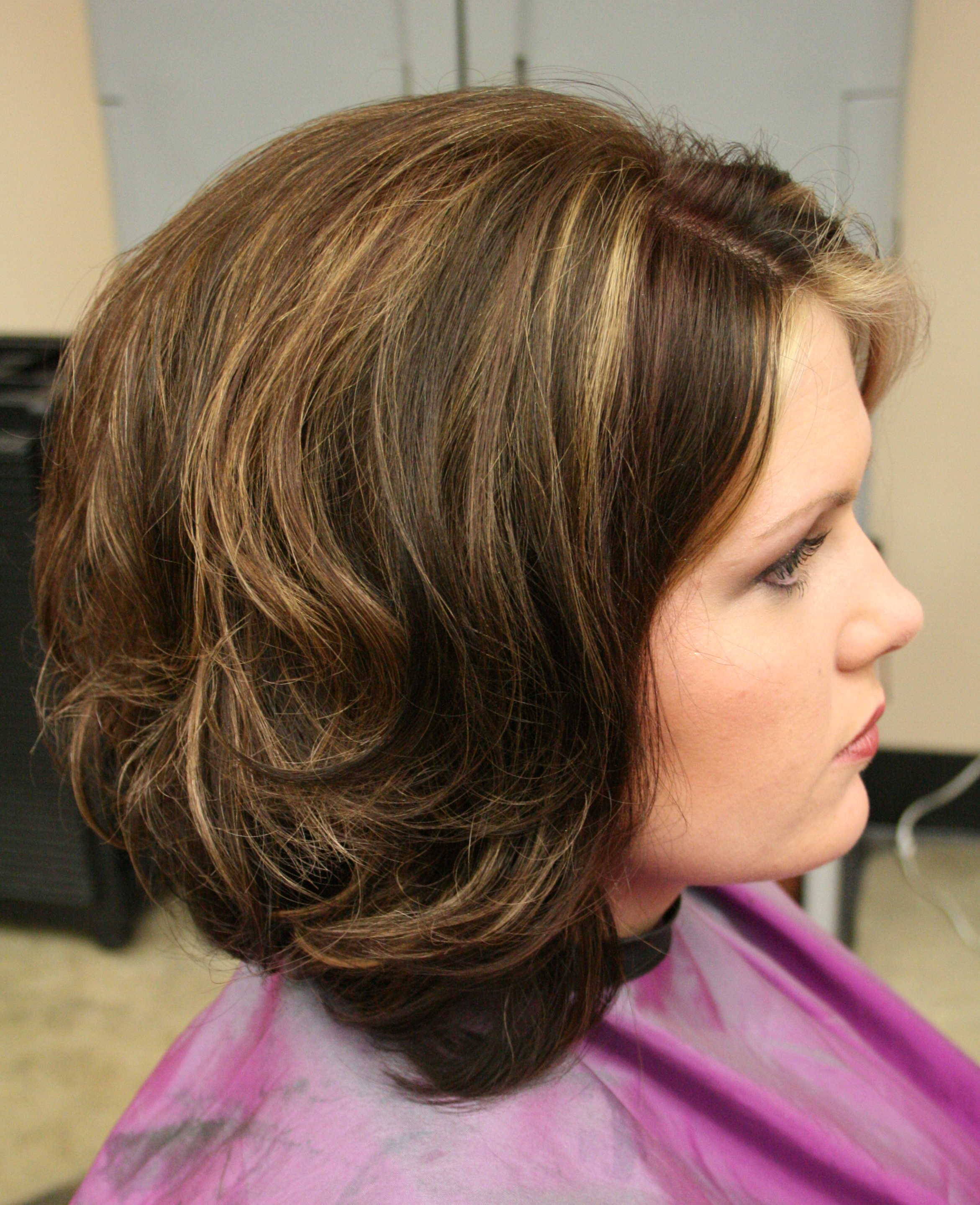 bouncy bob hairstyle for women over 50
