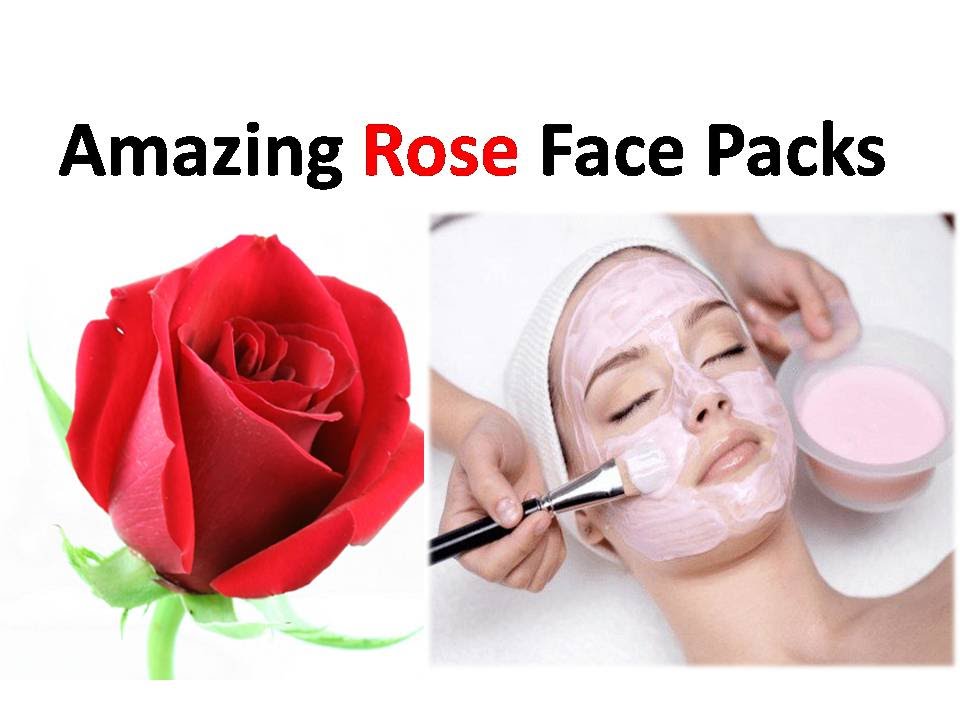 rose petal and milk face pack