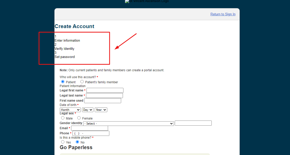 Ascension St Vincent Patient Portal Login Www stvincent