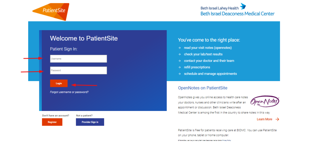 Bidmc Patient Portal
