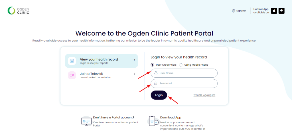 Ogden Clinic Patient Portal