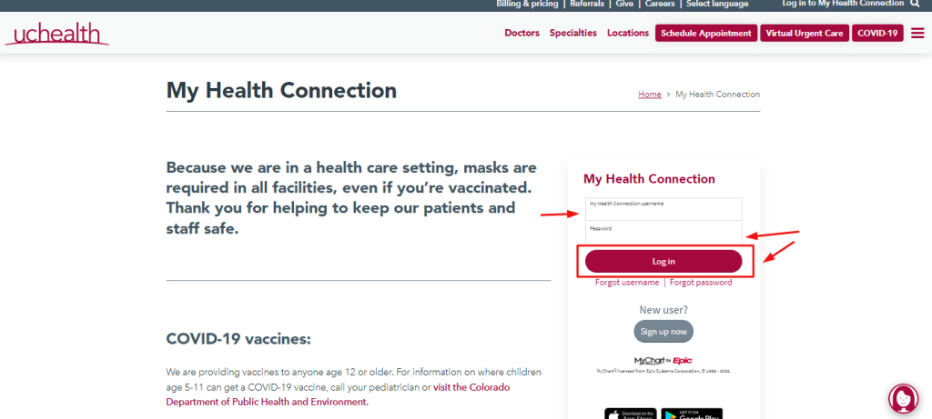 UChealth Patient Portal 