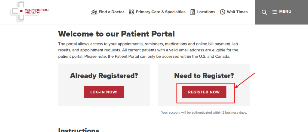 Wilmington health patient portal login www wilmingtonhealth