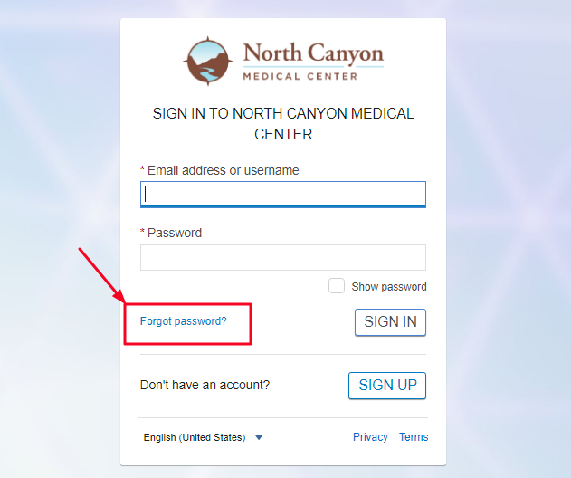 North Canyon Medical Center patient portal