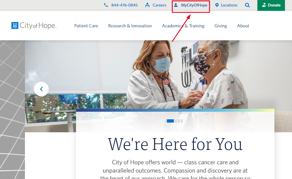 City of hope patient portal login cityofhope