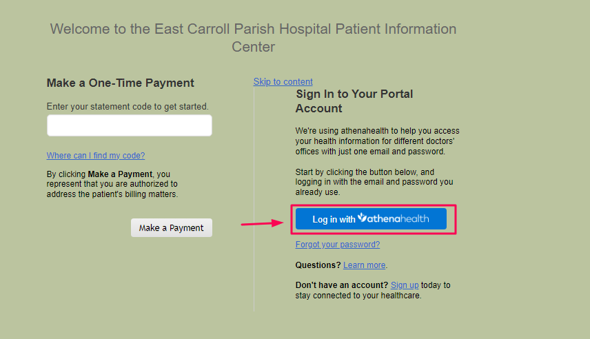 East Carroll Parish Hospital Patient Portal