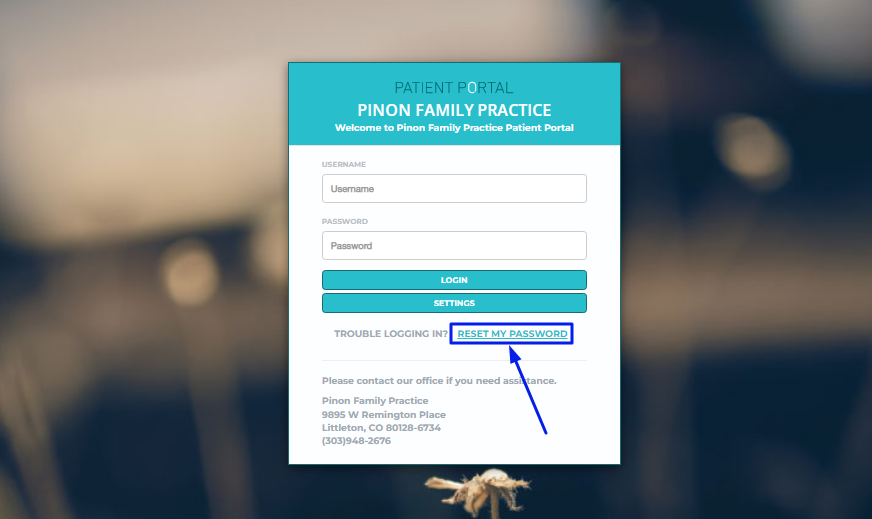 Pinon Family Practice Patient Portal