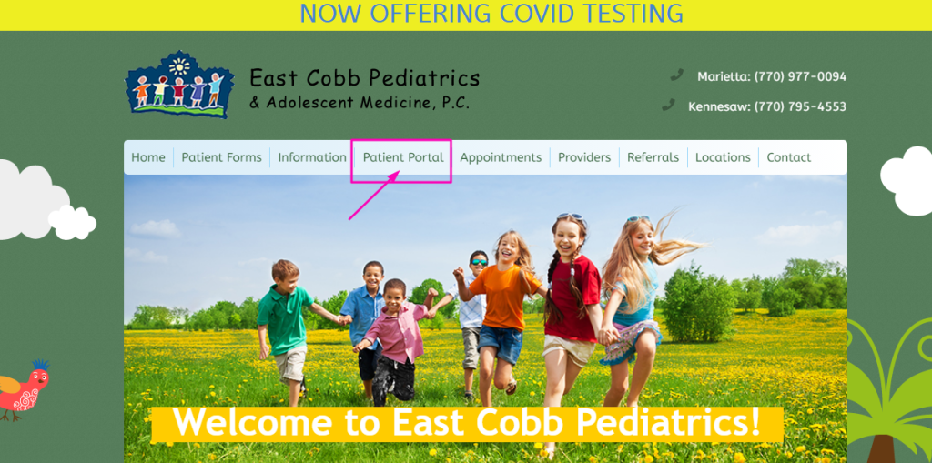 East Cobb Pediatrics Patient Portal