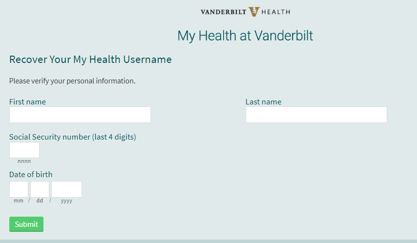 Vanderbilt Health Patient Portal