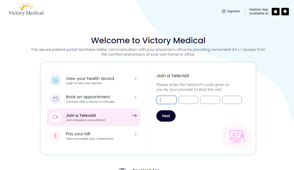 Victory Medical Patient Portal