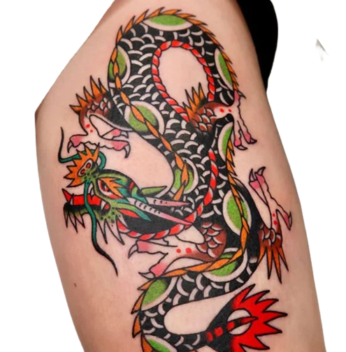 japanese dragon tattoo